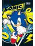 Imagem de Kit 4 Cadernos Sonic Brochurinha Pequeno 96 Fls Foroni