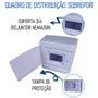 Imagem de Kit 4 Caixa de distribuição Quadro sobrepor para 3/4 Disjuntor NEMA/DIN