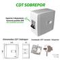 Imagem de Kit 4 Caixa distribuição sobrepor para 2 disjuntores + Tomada 20a Ilumi para ar-condicionado
