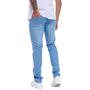 Imagem de Kit 4 Calças Jeans Sarja Masculina Slim Skinny C Lycra