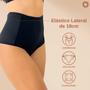 Imagem de Kit 4 Calcinha Feminina Elástico Lateral Anti Culote Preto
