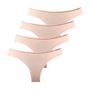 Imagem de Kit 4 Calcinhas Fio Dental Try Basics Algodão Cotton Básica Lisa Moda Lingerie