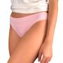 Imagem de Kit 4 Calcinhas Fio Dental Try Basics Algodão Cotton Básica Lisa Moda Lingerie