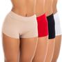 Imagem de Kit 4 Calcinhas Shorts Cuecas Boxer Feminina Shortinho  11