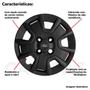 Imagem de Kit 4 Calota Ford Fiesta Ka Escort Aro 14 Preto 090Cb