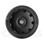 Imagem de Kit 4 Calota Vw Gol Parati G3 G4 Aro 13 Preto Com Emblema