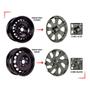 Imagem de Kit 4 Calotas Aro 14 Corsa Hatch 04/10 Encaixe Parafuso Cb