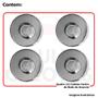 Imagem de Kit 4 Calotas  Cromadas VW Fusca Clipper para Roda Original