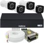 Imagem de Kit 4 Camera de Segurança Infravermelho Full Hd Dvr Intelbras 4ch S/hd