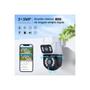 Imagem de Kit 4 Câmera Importada Wi-fi Smart  Lente Dupla Externa