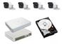 Imagem de Kit 4 Câmeras Bullet + Dvr 16 Canais Hikvision + Hd 1tb