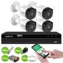 Imagem de Kit 4 Câmeras Bullet HD 720p VHD 3130 B G6 3,6mm - 30m IP67 + DVR Gravador de Video Inteligente Intelbras MHDX 1204 4 Canais H.265+