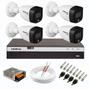 Imagem de Kit 4 Câmeras de Segurança Intelbras VHD 1220 B Color Full HD 1080p 20m Infra 2MP DVR MHDX 3104