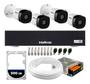 Imagem de Kit 4 Câmeras Intelbras VHD 1230 B G7 Bullet Multi-HD FULL HD 1080p Visão Noturna 30m Proteção IP67 + DVR Gravador MHDX 1104-C 4 Canais + HD 500GB