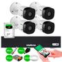 Imagem de Kit 4 Câmeras Intelbras VHD 1530 B 5 megapixel HDCVI Infra 30m IP67 + DVR Intelbras MHDX 3004-C 4 Canais + HD 2TB BarraCuda