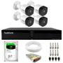 Imagem de Kit 4 Câmeras Intelbras VHD 3230 B G7 Bullet Full HD 1080p Multi HD IP67 + Dvr Tudo Forte TFHDX 3304 4 Canais Com App Xmeye + HD 2TB BarraCuda