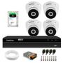 Imagem de Kit 4 Câmeras Intelbras VHD 3230 D G7 Dome Full HD 1080p Visão Noturna de 30m IP67 + Dvr Intelbras MHDX 1204 4 Canais + HD 2TB