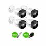 Imagem de Kit 4 Câmeras Intelbras VHD 3530 B 5MP Bullet Visão Noturna de 30m Proteção IP67 HDCVI + Conectores