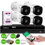 Imagem de Kit 4 Câmeras Intelbras VHL 1220 B G2 Full HD 1080p Bullet HDCVI Lite + DVR Intelbras MHDX 1204 4 Canais