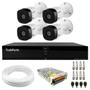 Imagem de Kit 4 Câmeras Intelbras VHL 1220 B HDCVI LITE Bullet Full HD 1080p Visão Noturna 20m IP66 + Dvr Tudo Forte TFHDX 3304 4 Canais Com App Xmeye