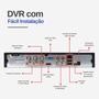 Imagem de Kit 4 Câmeras Ip Wifi Speed Dome Externa Motorizada Full HD Tudo Forte + DVR Gravador de Vídeo Tudo Forte TFHDX 3304 4 Canais + HD 1TB Purple