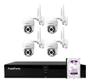 Imagem de Kit 4 Câmeras Ip Wifi Speed Dome Externa Motorizada Full HD Tudo Forte + DVR Gravador de Vídeo Tudo Forte TFHDX 3304 4 Canais + HD 1TB Purple