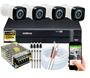 Imagem de Kit 4 Câmeras Segurança 1080p Full Hd (2MP) + Dvr Intelbras Full Hd 4ch S/hd