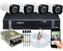 Imagem de Kit 4 Cameras Segurança Dvr Intelbras Full Hd 4ch S/hd