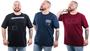 Imagem de Kit 4 Camisetas Camisas Blusas Básicas Plus Size G1 G2 G3 Flero