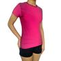 Imagem de Kit 4 Camisetas Femininas Baby Look Gola Careca Estampas Sortidas Viscolycra Pp ao Plus Size