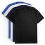 Imagem de Kit 4 Camisetas Masculina Dry Academia Treino Esporte Camisa Praia Proteção Solar UV