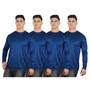 Imagem de Kit 4 Camisetas Masculinas Segunda Pele Térmica 50 UV Dry