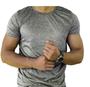 Imagem de KIT 4 Camisetas MESCLA masculina. Uso casual e esportivo.