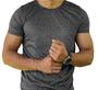 Imagem de KIT 4 Camisetas MESCLA masculina. Uso casual e esportivo.