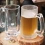 Imagem de Kit 4 Caneca De Vidro Para Chopp Hamburgo 370ml