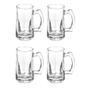 Imagem de Kit 4 Caneca De Vidro Para Chopp Hamburgo 370ml