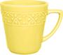 Imagem de Kit 4 Canecas Amarelo Mendi Sicilia Oxford Cerâmica 360ml