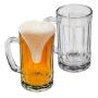 Imagem de Kit 4 Canecas De Chopp Cerveja Com Alça 385ml Vidro Temperado 