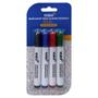 Imagem de Kit 4 Caneta para Quadro Branco Stalo nas cores Preto, vermelho, Azul, Verde