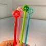 Imagem de Kit 4 canetas de gel boias criativas e divertidas