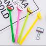 Imagem de Kit 4 canetas de gel fofa frutas divertida papelaria criativa