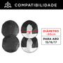 Imagem de Kit 4 Capa Protetor Anti Xixi Cachorro para Roda Aro 15 16 e 17 66cm Impermeável Preto com Elástico