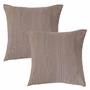 Imagem de Kit 4 Capas Almofada Jacard com Zíper Decorativa Sala Quarto Estampado 45 x 45 cm