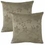 Imagem de Kit 4 Capas Almofada Jacquard Estampado 45 x 45 com Ziper Decorativa Jacard