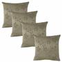 Imagem de Kit 4 Capas Almofada Jacquard Estampado 45 x 45 com Ziper Decorativa Jacard