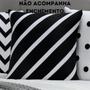 Imagem de Kit 4 Capas Almofadas Decorativas Preto e Branco