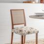 Imagem de Kit 4 Capas Assento Ajustável Protetora Elasticada Fecho Fivela Cadeira Jantar Mesa Cozinha Estampada