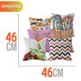 Imagem de Kit 4 Capas de Almofada Decorativa Estampada Diversas 45x45