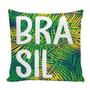 Imagem de Kit 4 Capas de Almofadas Decorativas Brasil  45x45 com Zíper  - Iv Enxovais