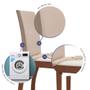 Imagem de Kit 4 Capas de Cadeira em Malha Gel